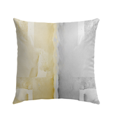 Harmonious Cat-Cow Pose pillow for stylish outdoor comfort.